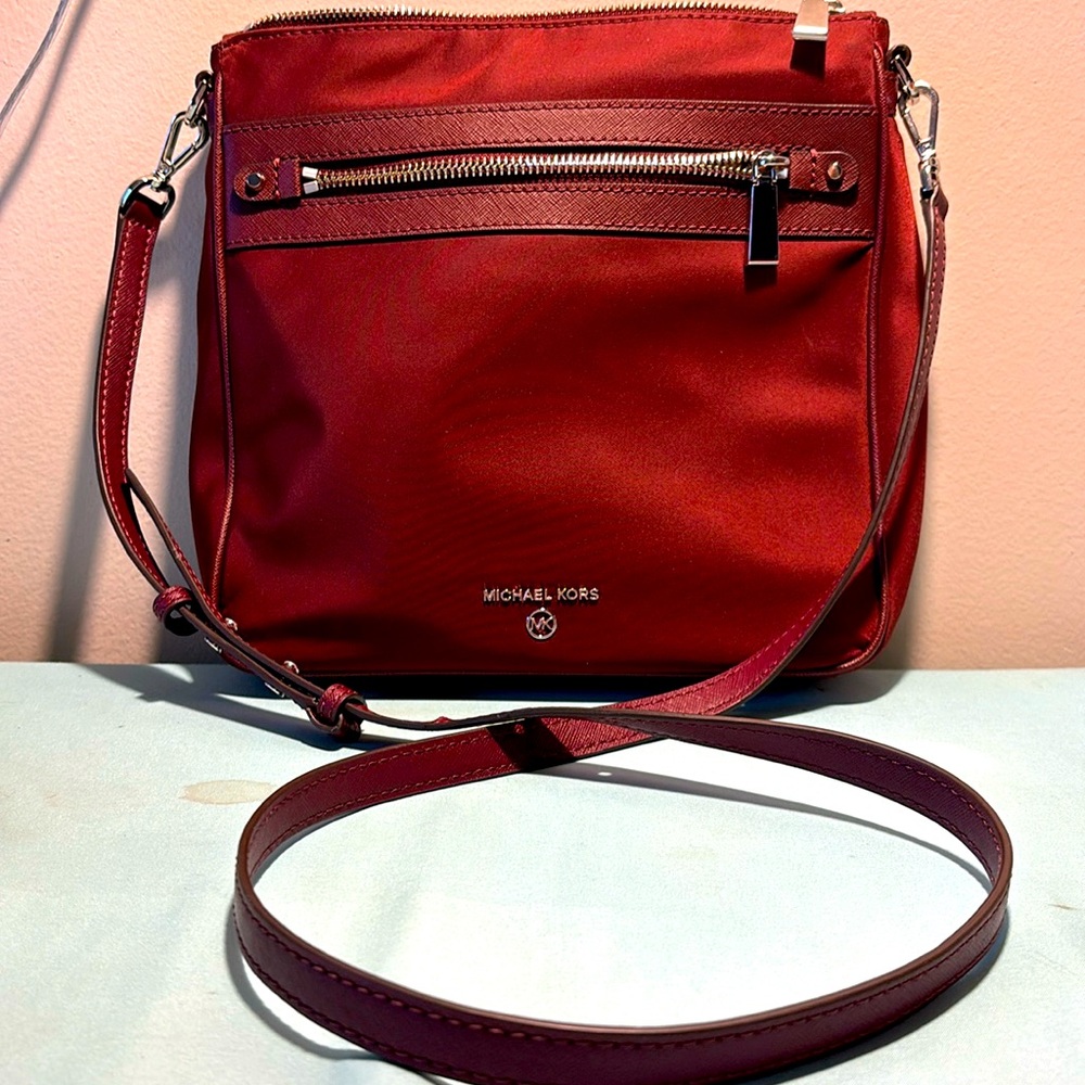 A Michael Kors over the shoulder purse